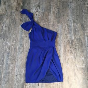 Stunning cobalt blue cocktail dress